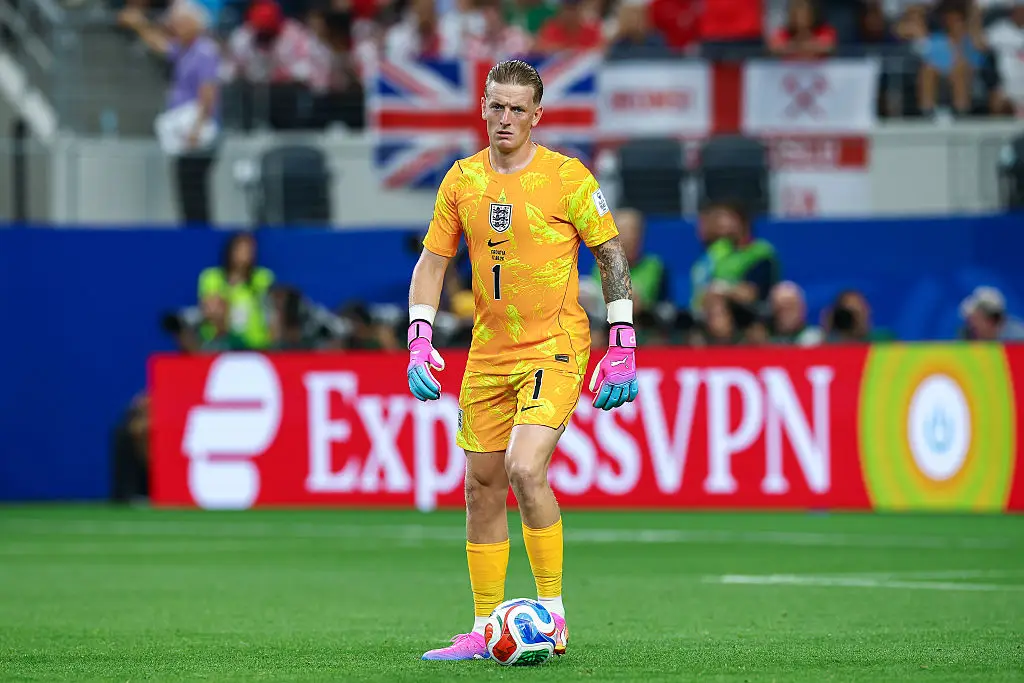 Hart noted that keepers such as England's Jordan Pickford have struggled with certain shots (Matthew Visinsky/Icon Sportswire via Getty Images)