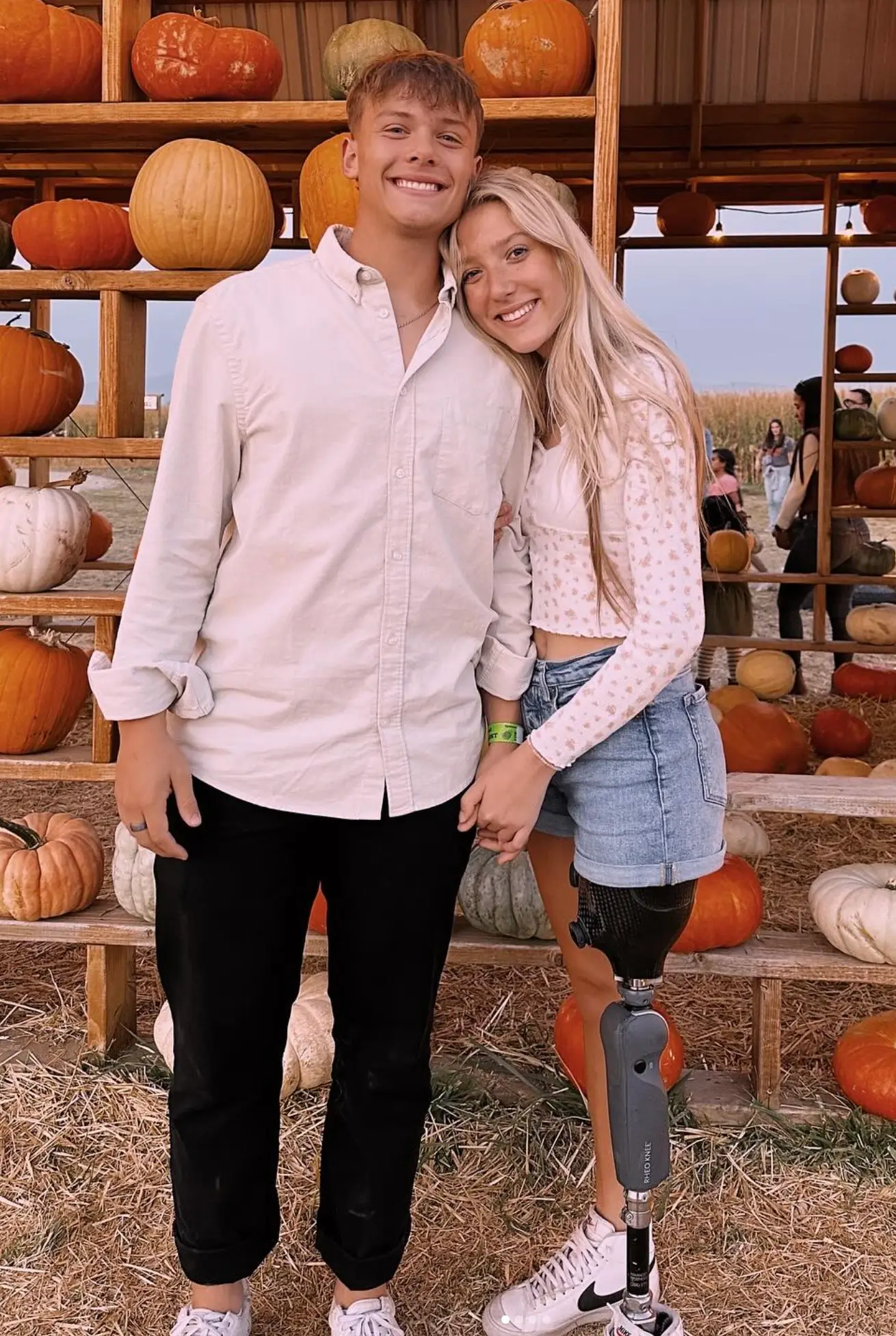 She has since found love again and says she is in the 'happiest relationship' with her new man (Instagram/@_kickitkenny_9)