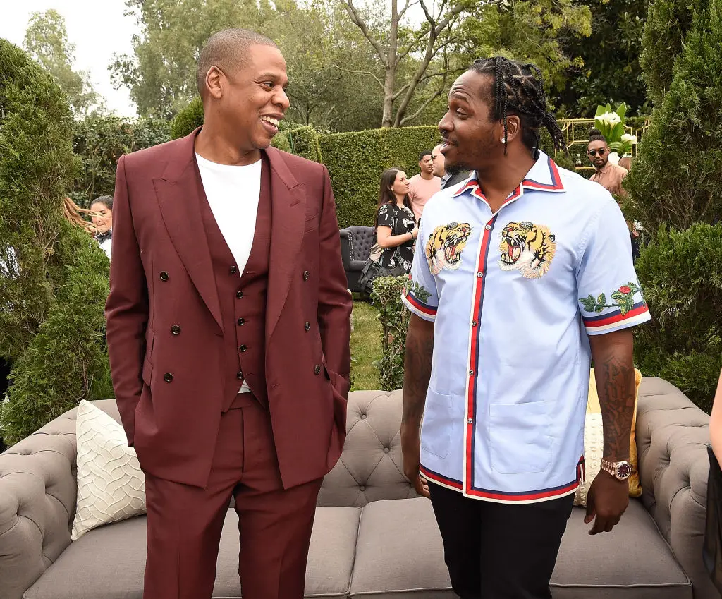Jay-Z and Pusha T have been mentioned in the Epstein files (Kevin Mazur/Getty Images for Roc Nation)