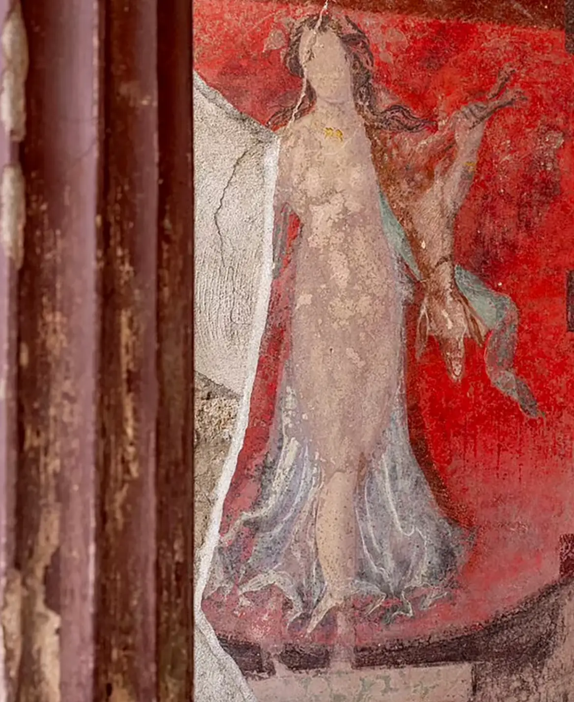 The paining of the Dionysus cult (Archaeological Park of Pompeii)