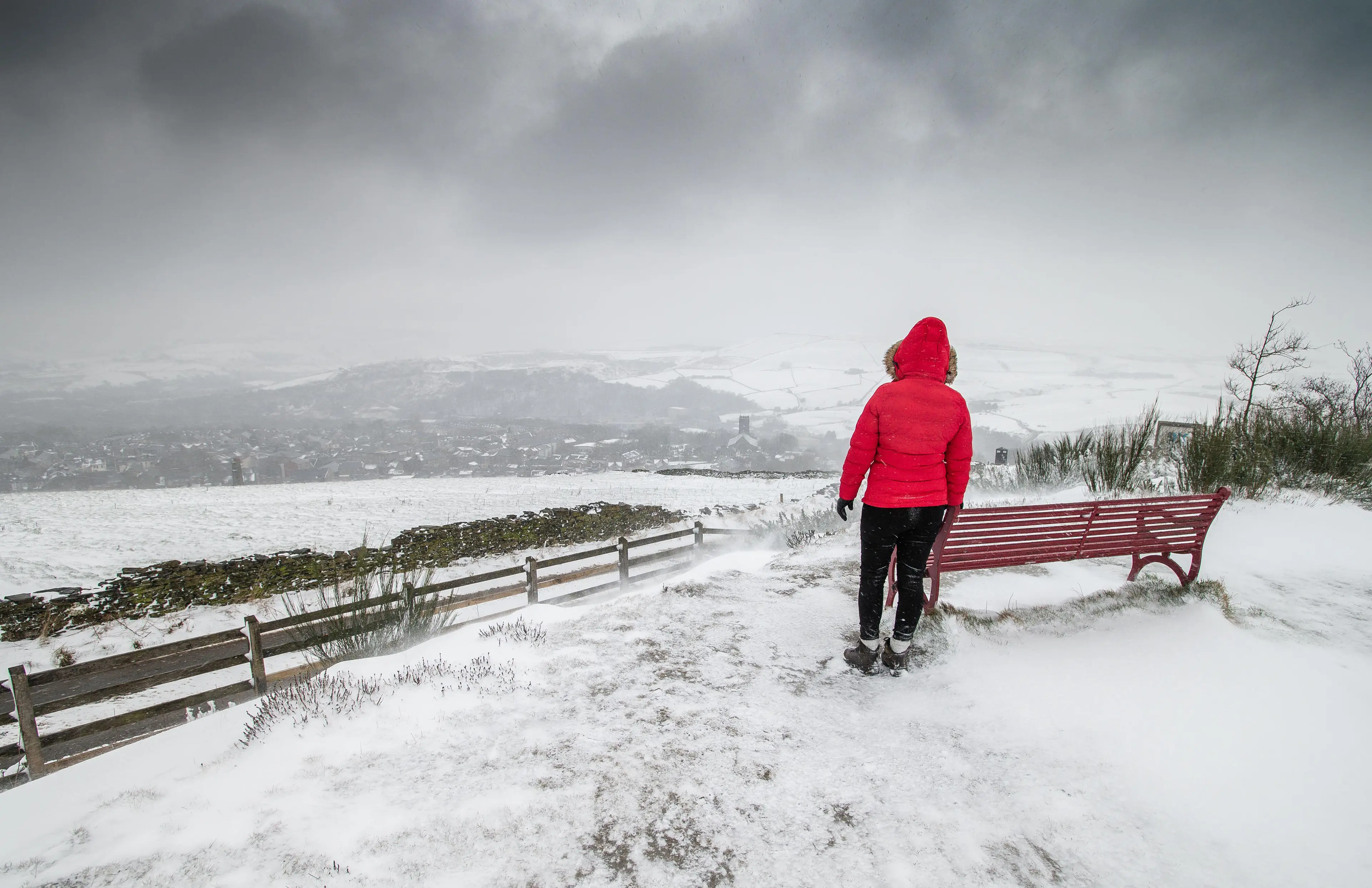 Extreme weather conditions amid the storm forced the pilot to abort the landing.