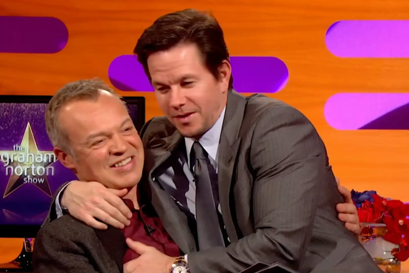 Wahlberg was all over the place in the episode (BBC)