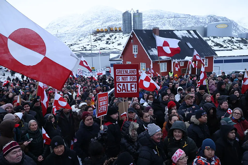 The people of Greenland are overwhelmingly against a US takeover (Sean Gallup/Getty Images)