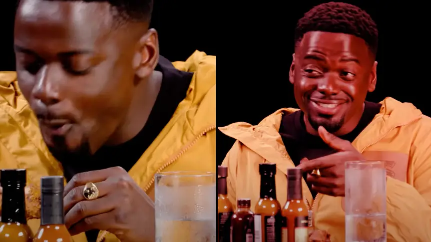 Daniel Kaluuya Smashes Hot Ones Challenge - But It Catches Up With Him In The End