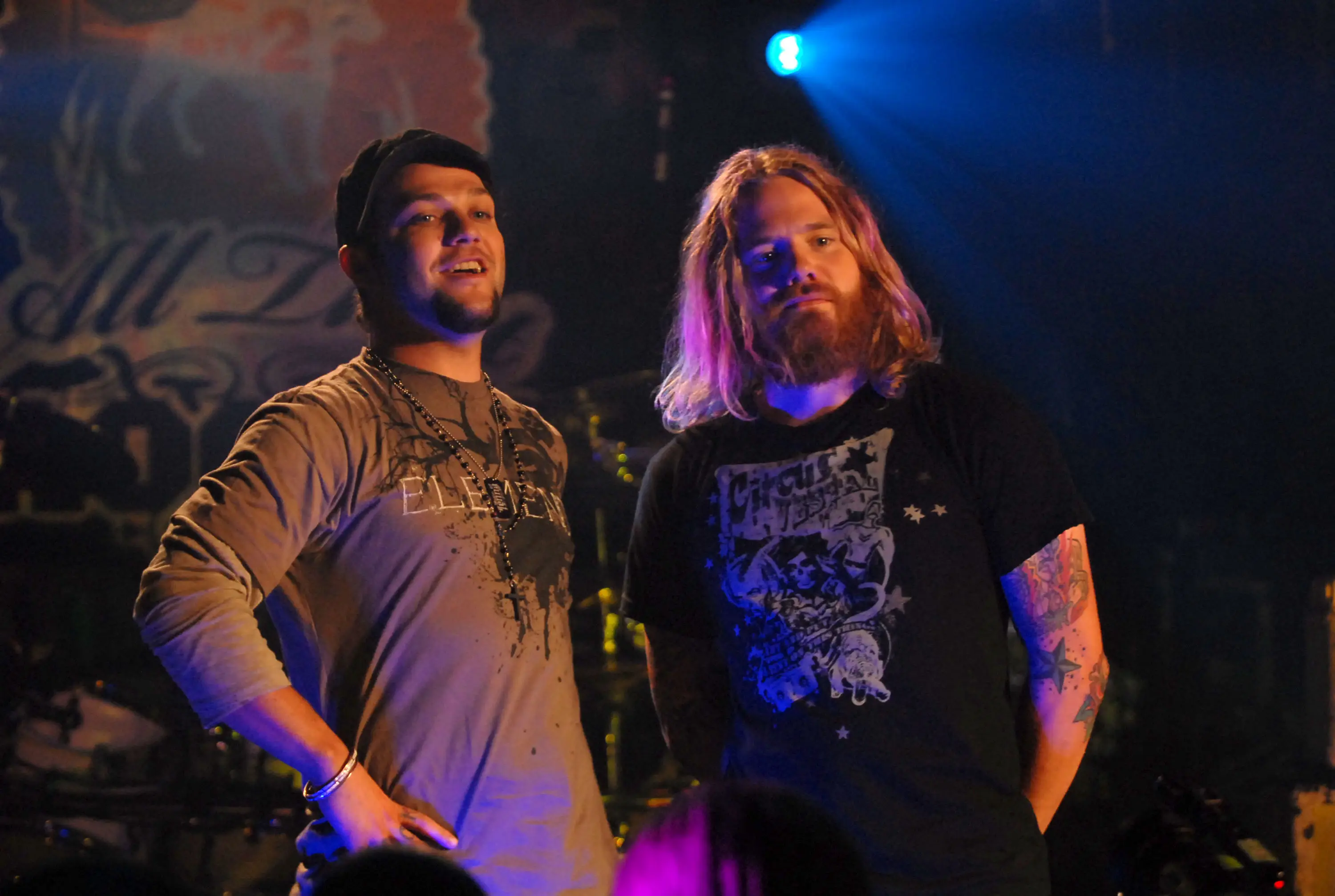 Bam Margera and Ryan Dunn were longtime friends, with Dunn dying in a car accident in 2011 (Theo Wargo/WireImage via Getty Images)