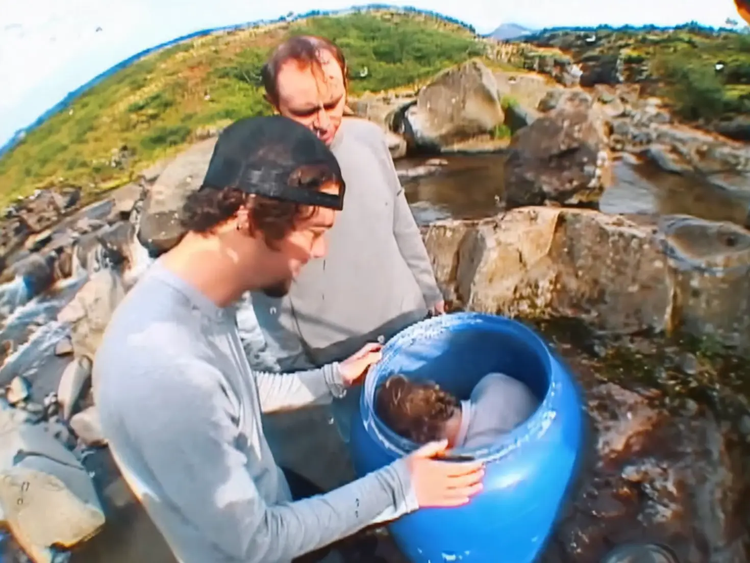 After sobering up and arriving in Iceland, Dunn appeared to regret his actions (MTV)