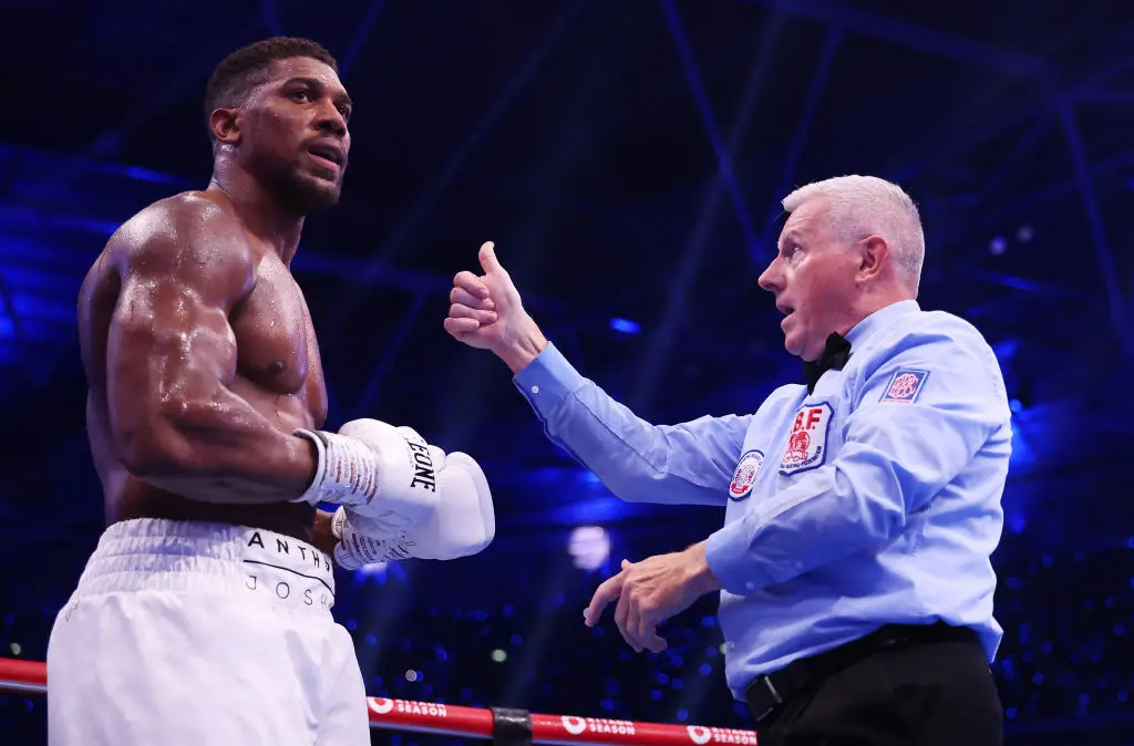Anthony Joshua and Jake Paul are in talks to fight (Richard Pelham/Getty Images)