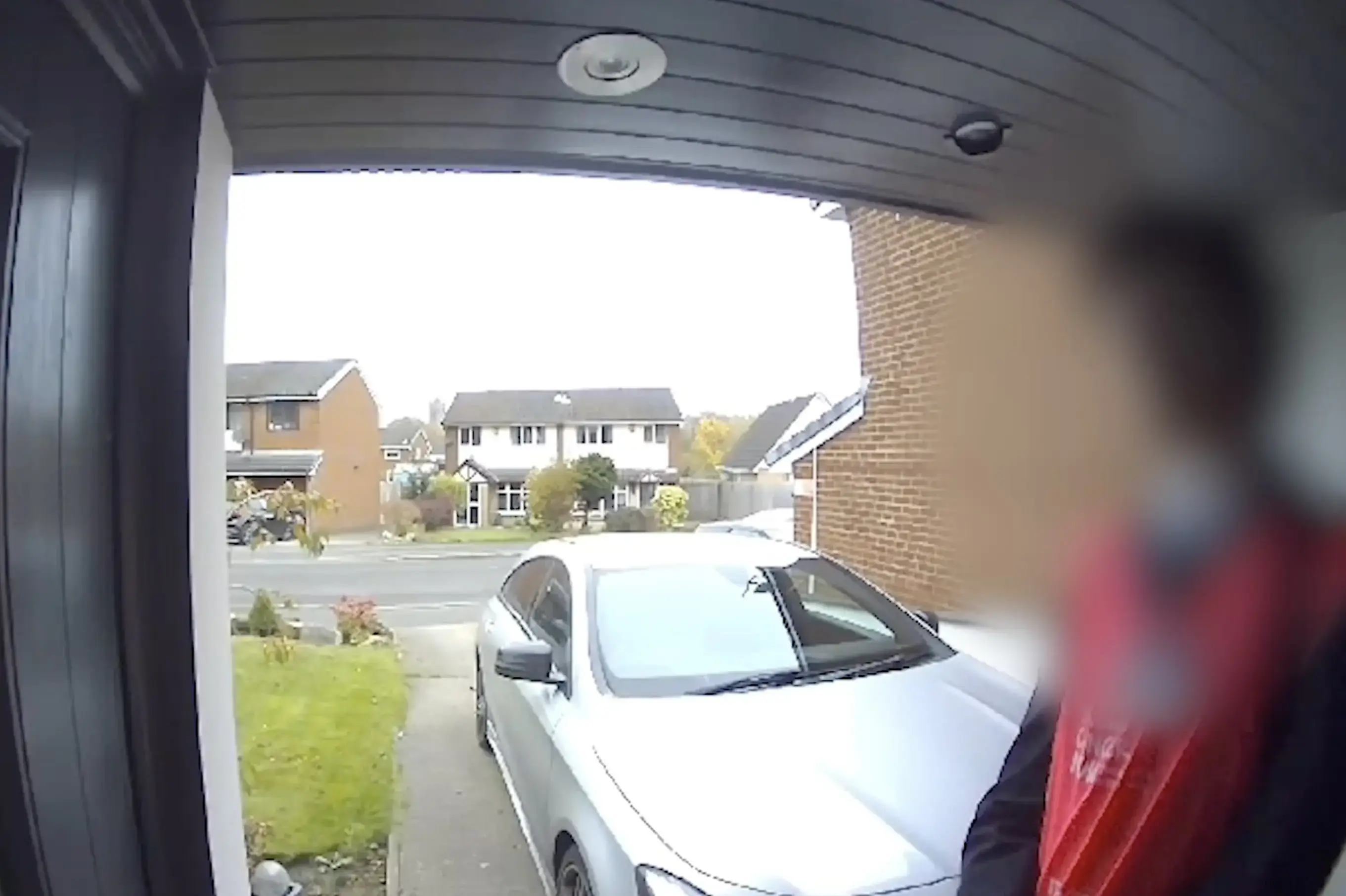 She checked her Ring doorbell to hear. (SWNS)