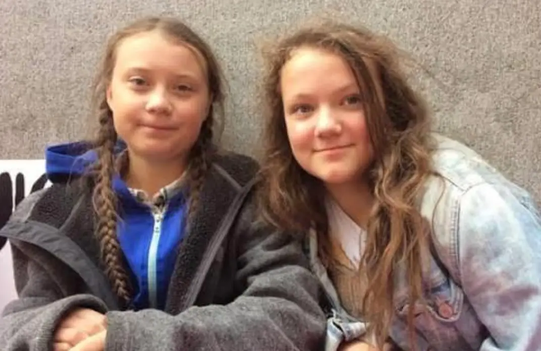 Greta and her sister Beata are like chalk and cheese (Facebook/Greta Thunberg)