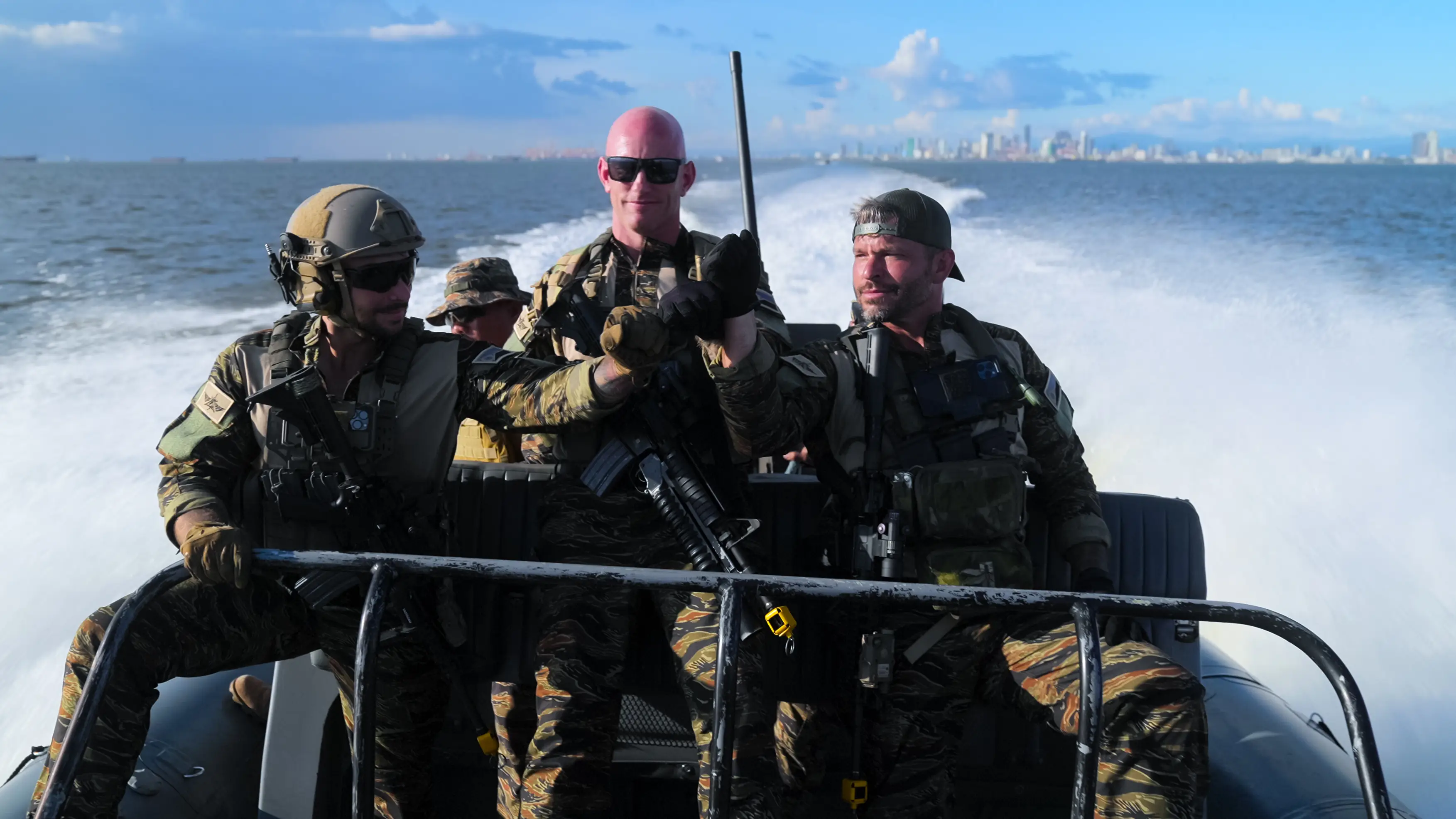 The three revealed aspects of their time in the military, with some answers more surprising than others. (Netflix)