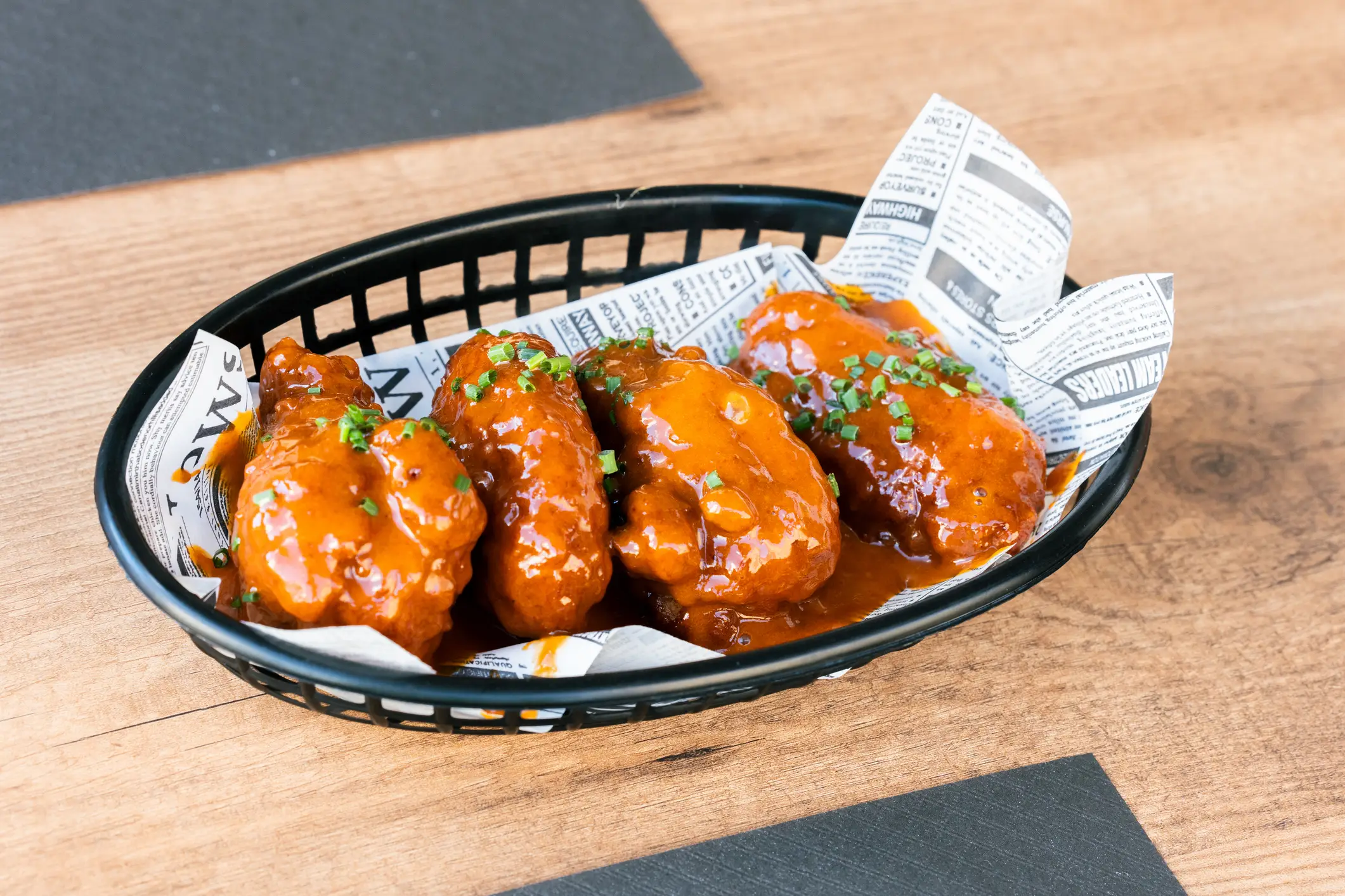 One man entered a wing eating competition (Getty Stock Photo)