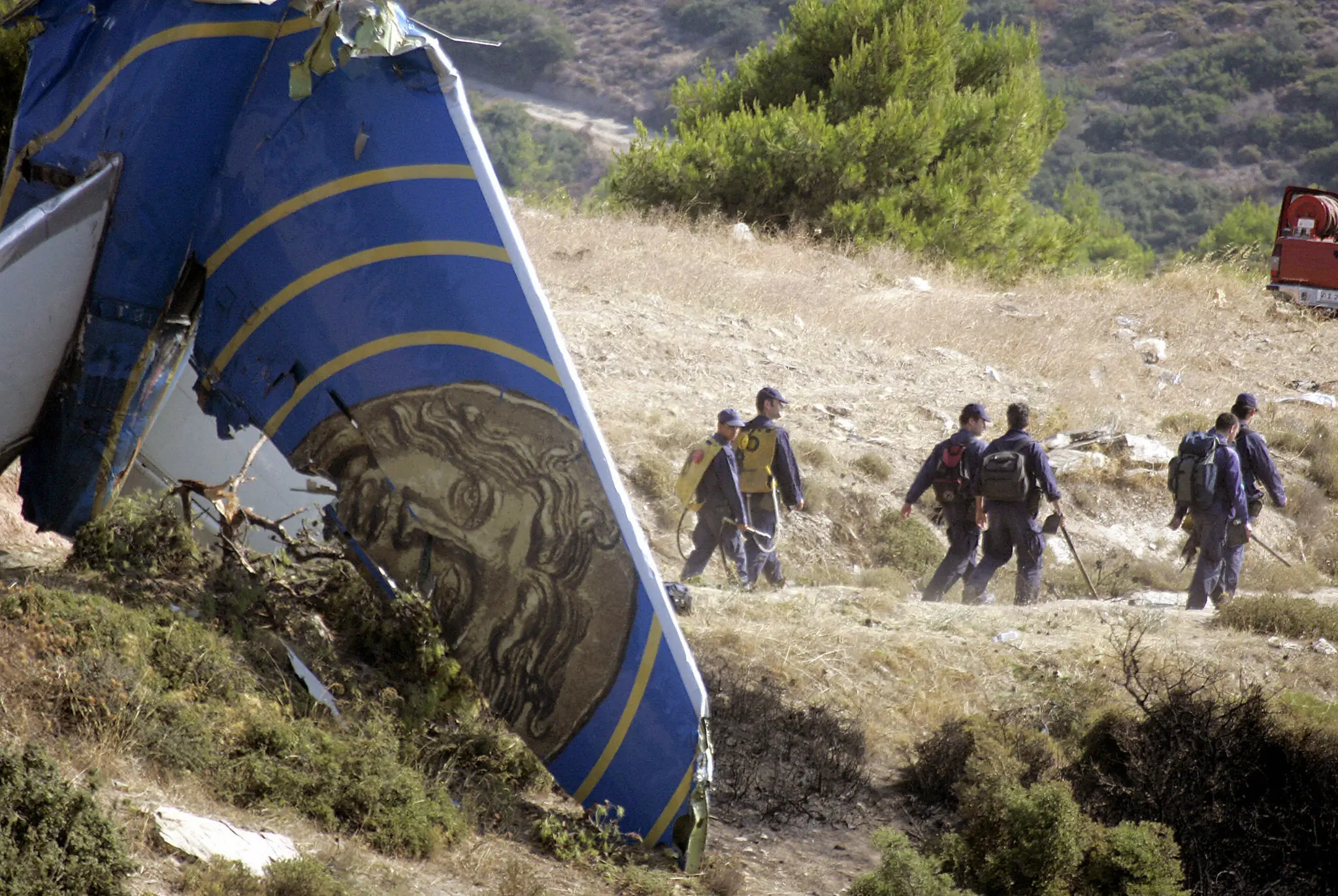 There were 115 passengers and six crew onboard (LOUISA GOULIAMAKI/AFP via Getty Images)