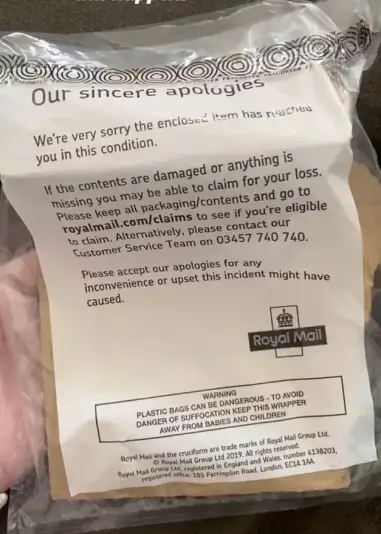 The 'prize' which Chloe originally received (TikTok/chloemwitt43)