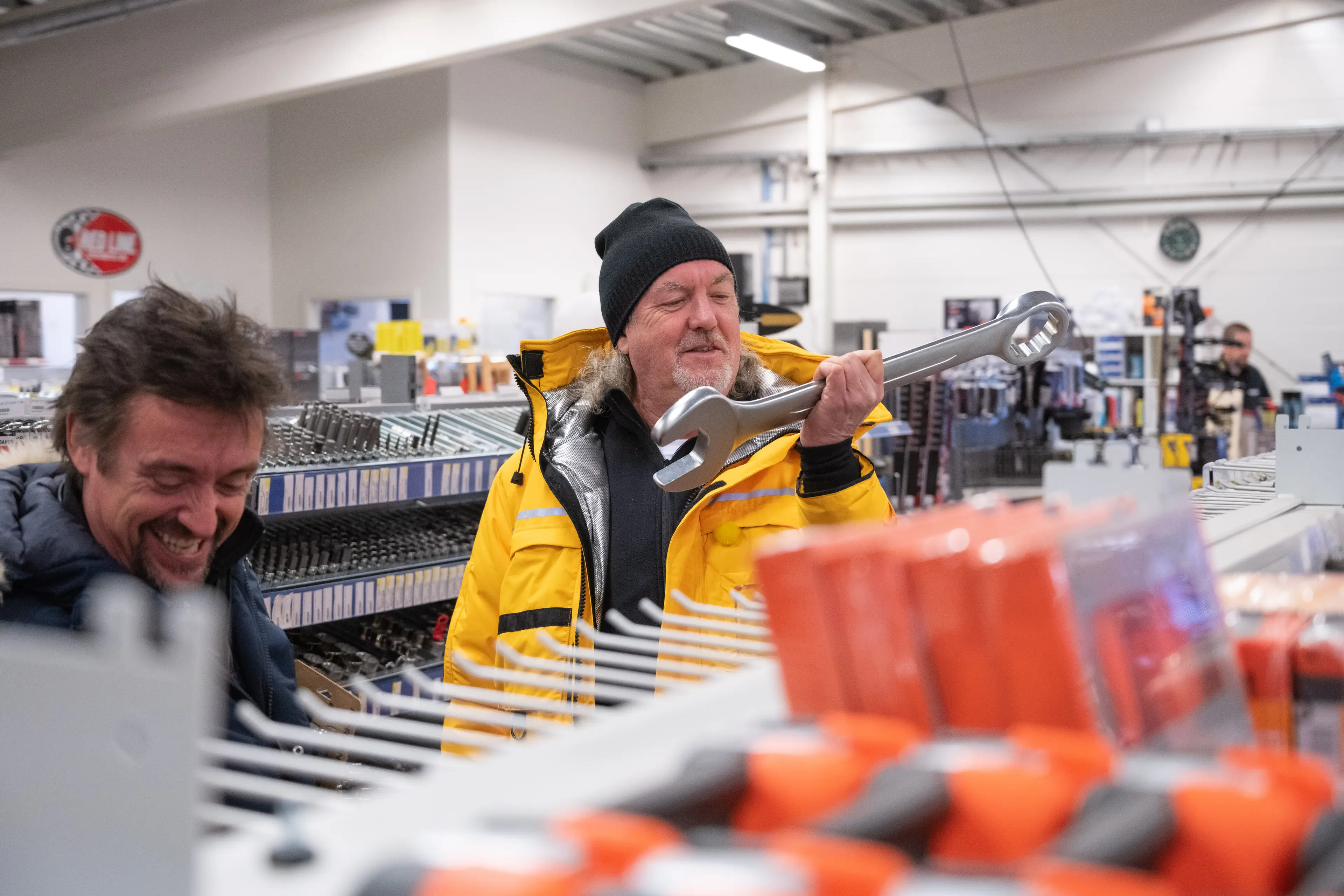 James May with a spanner.