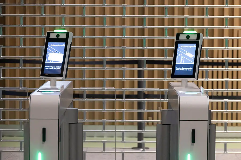 Tech is taking over at airports across Europe ( Nicolas Economou/NurPhoto via Getty Images)