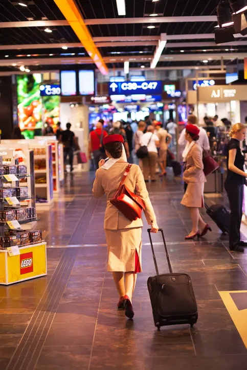 A flight attendant has revealed the extra amount of money she earned for a single layover in the US (Getty Stock Images)