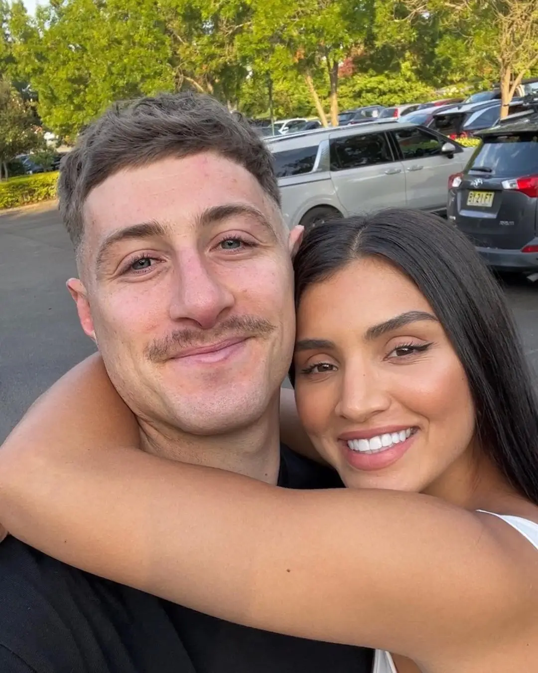 Max King and his girlfriend Christy Young.