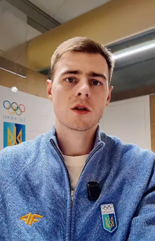 Heraskevych's helmet featured several Olympic athletes who were killed in the war (Instagram/@heraskevychvladyslav)