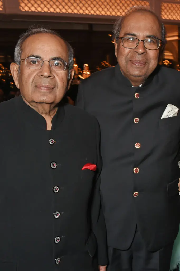 Gopi Hinduja (left) sadly passed away, his family confirmed (David M Benett/Dave Benett/Getty Images)