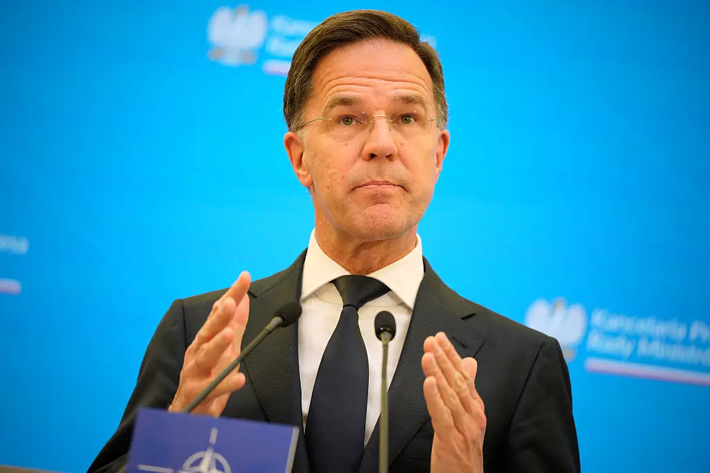 NATO secretary general Mark Rutte confirmed that the soldiers had died (Jaap Arriens/NurPhoto via Getty Images)