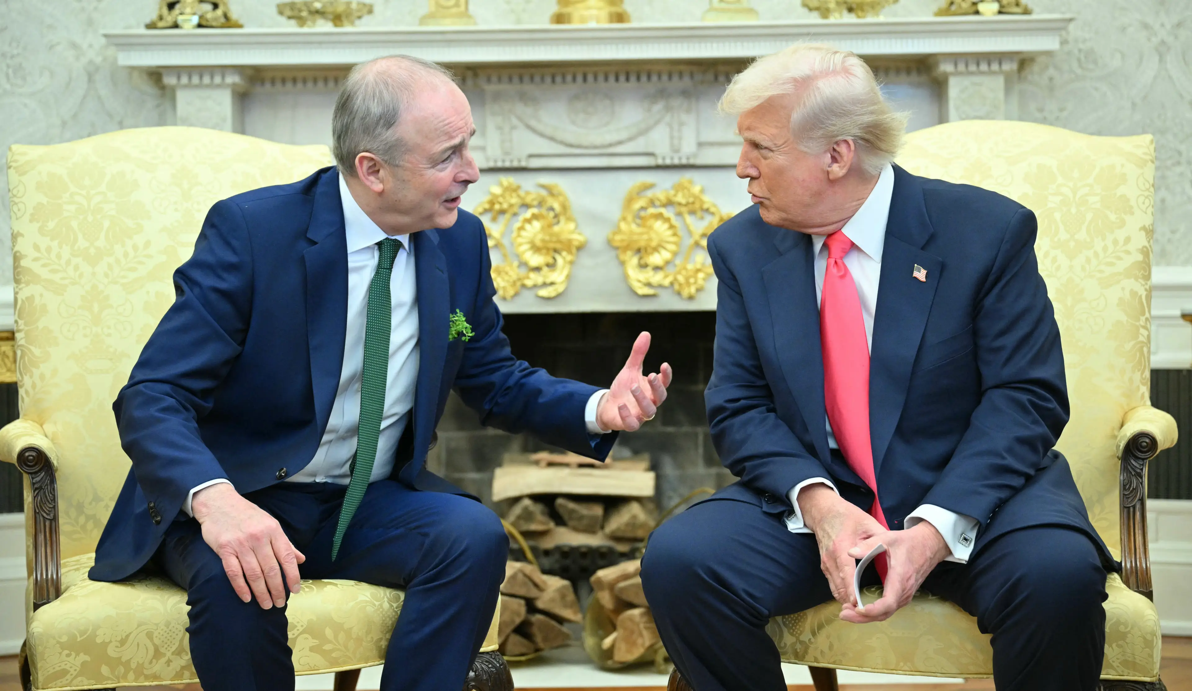 The president didn't mince his words when discussing how the US had been 'taken advantage of' (MANDEL NGAN/AFP via Getty Images)