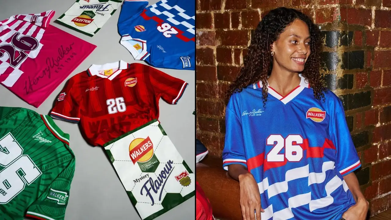 Walkers drops mystery limited edition World Cup football shirts based on crisp flavours  
