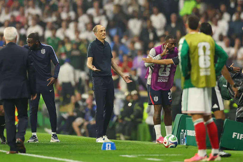 England could argue that if Balogun got his red card suspended thanks to the rules then those same rules could apply to Quansah, but Thomas Tuchel has wondered where such an approach would end (Michael Steele/Getty Images)