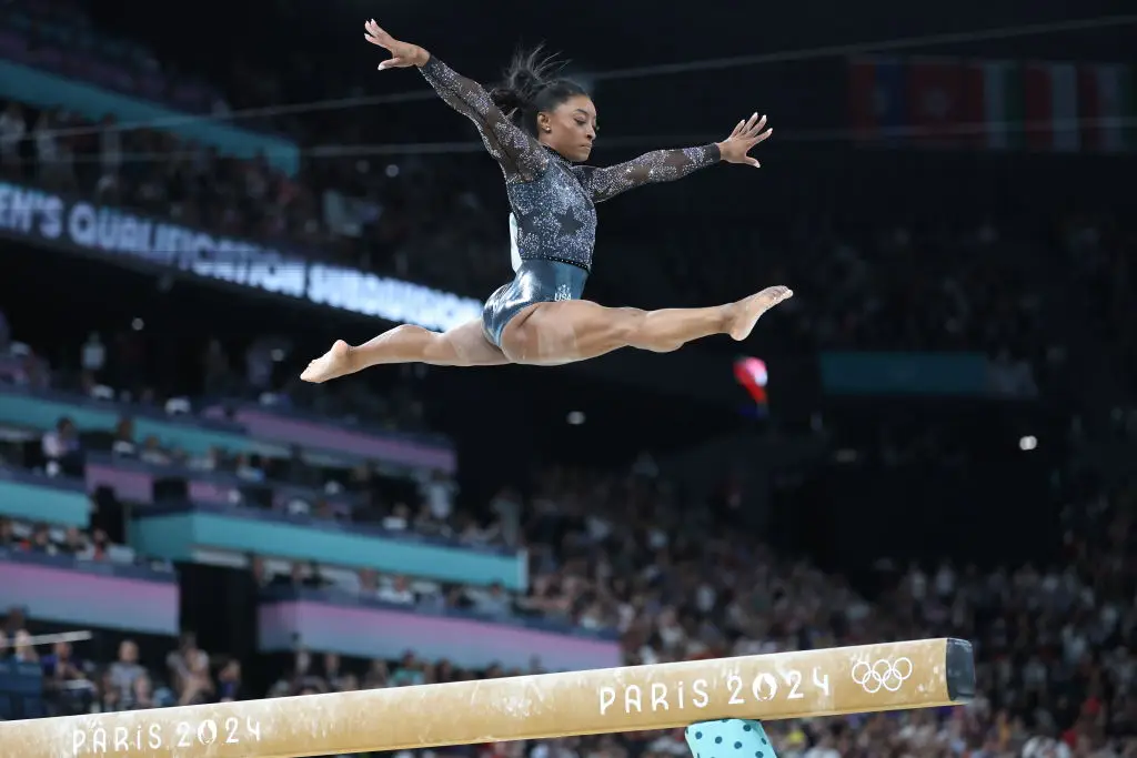 Team USA's Simone Biles is considered to be one of the greatest gymnasts of all time. (Sheng Jiapeng/China News Service/VCG via Getty Images)