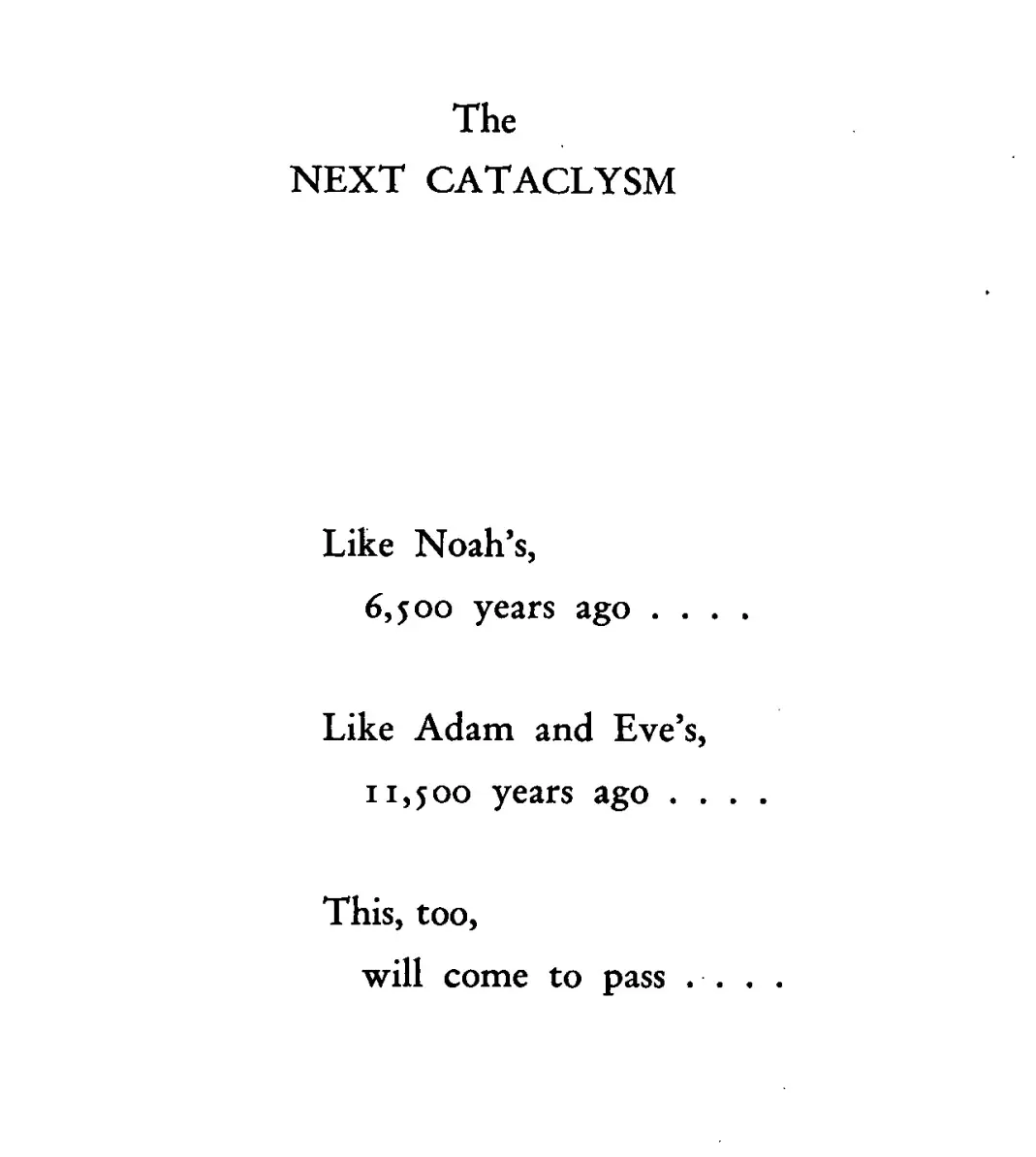 He kicked off the first chapter with a chilling warning about what was to come (CIA)
