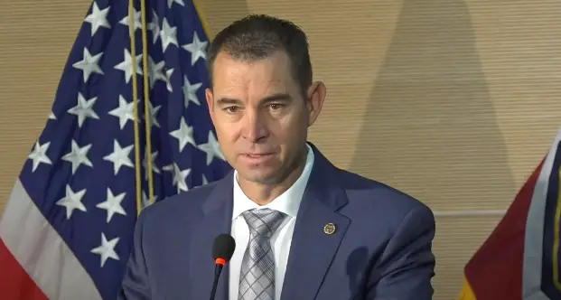 Beau Mason, the commissioner of the Utah Department of Public Safety, provided a big update on the suspected shooter (YouTube/Sky News)