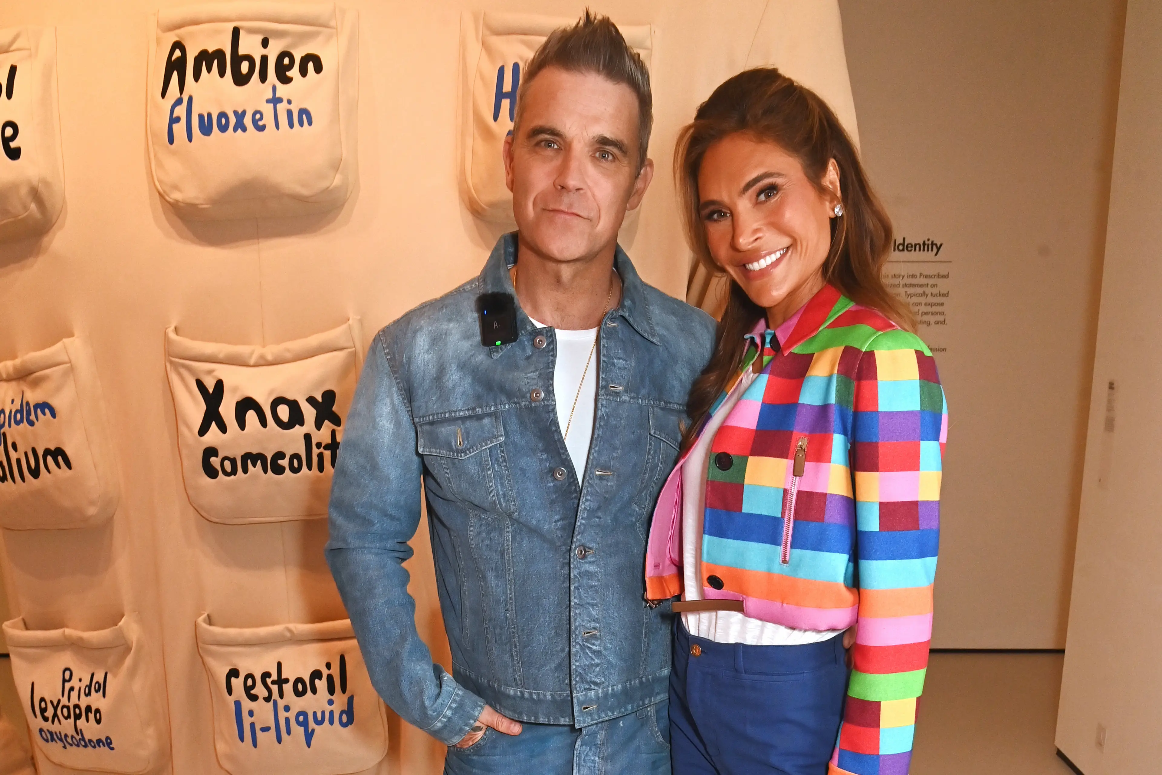 Robbie Williams and Ayda Field (Dave Benett via Getty Images)