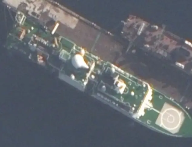 Satellite images captured of the Russian submarines (MoD)