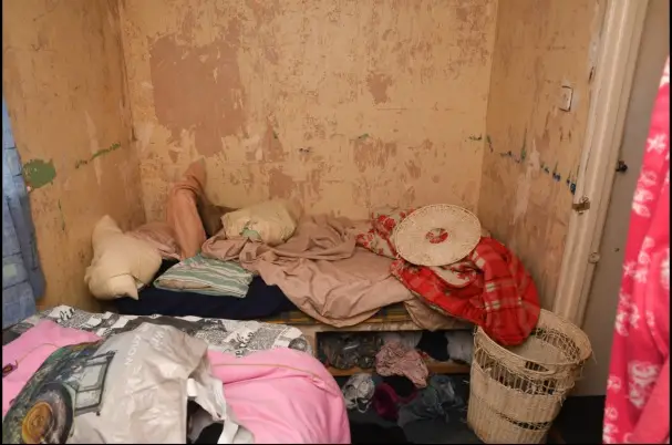 The victim's filthy bedroom (Gloucestershire Constabulary)
