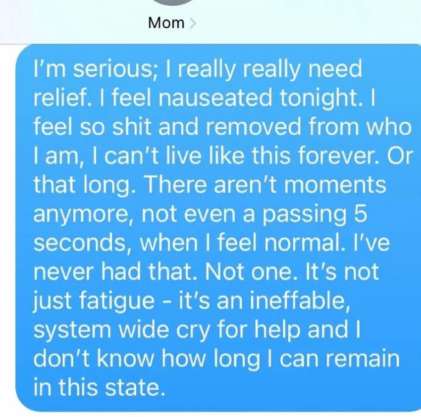 Her conversation with her mother, shared to Instagram (Instagram / Erin Moriarty)