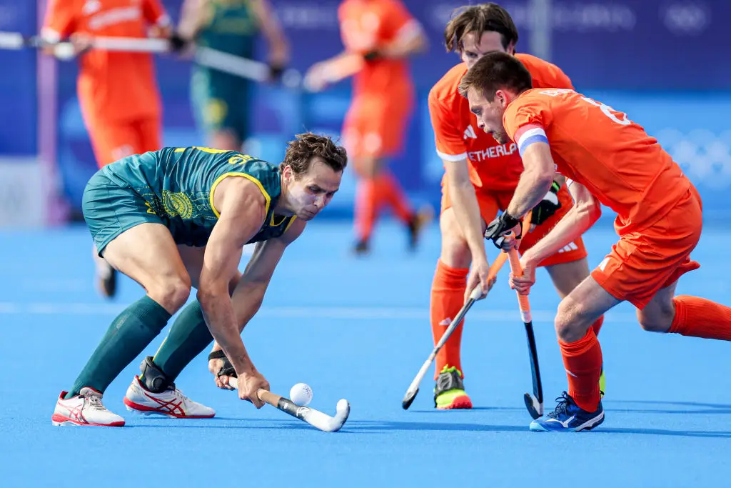 Tom Craig was playing in an Olympic quarter-final just two days prior to his arrest in Paris. (Henk Jan Dijks/Marcel ter Bals/DeFodi Images/DeFodi via Getty Images)