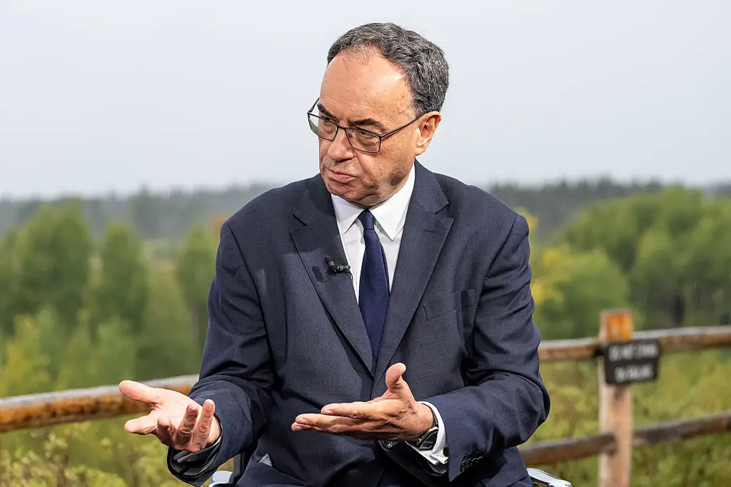 Andrew Bailey held interest rates in place for now, but warned they may have to rise soon (David Paul Morris/Bloomberg via Getty Images)