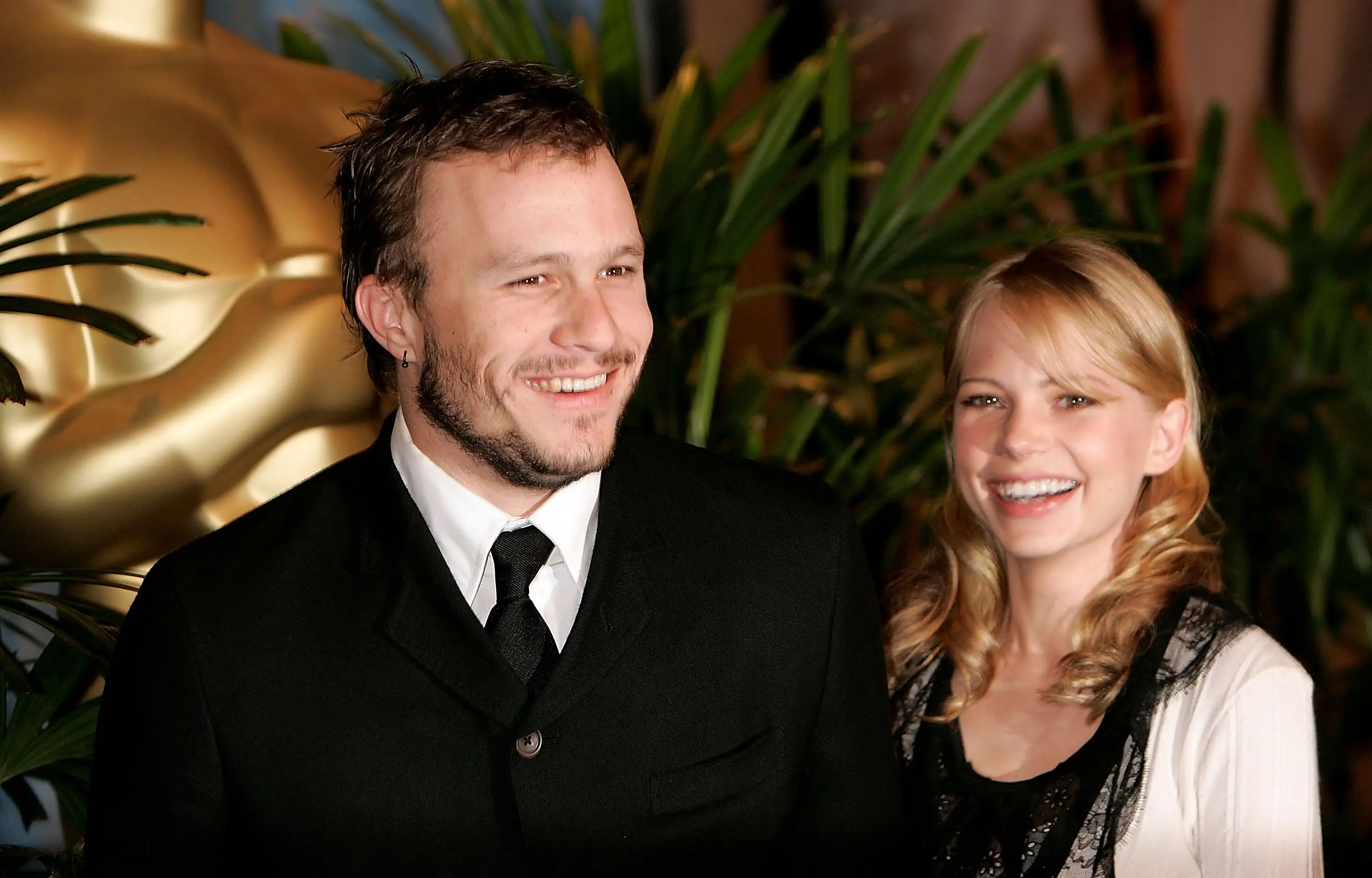 Heath Ledger and Michelle Williams met on the set of Brokeback Mountain, and had a daughter together (Kevin Winter/Getty Images)