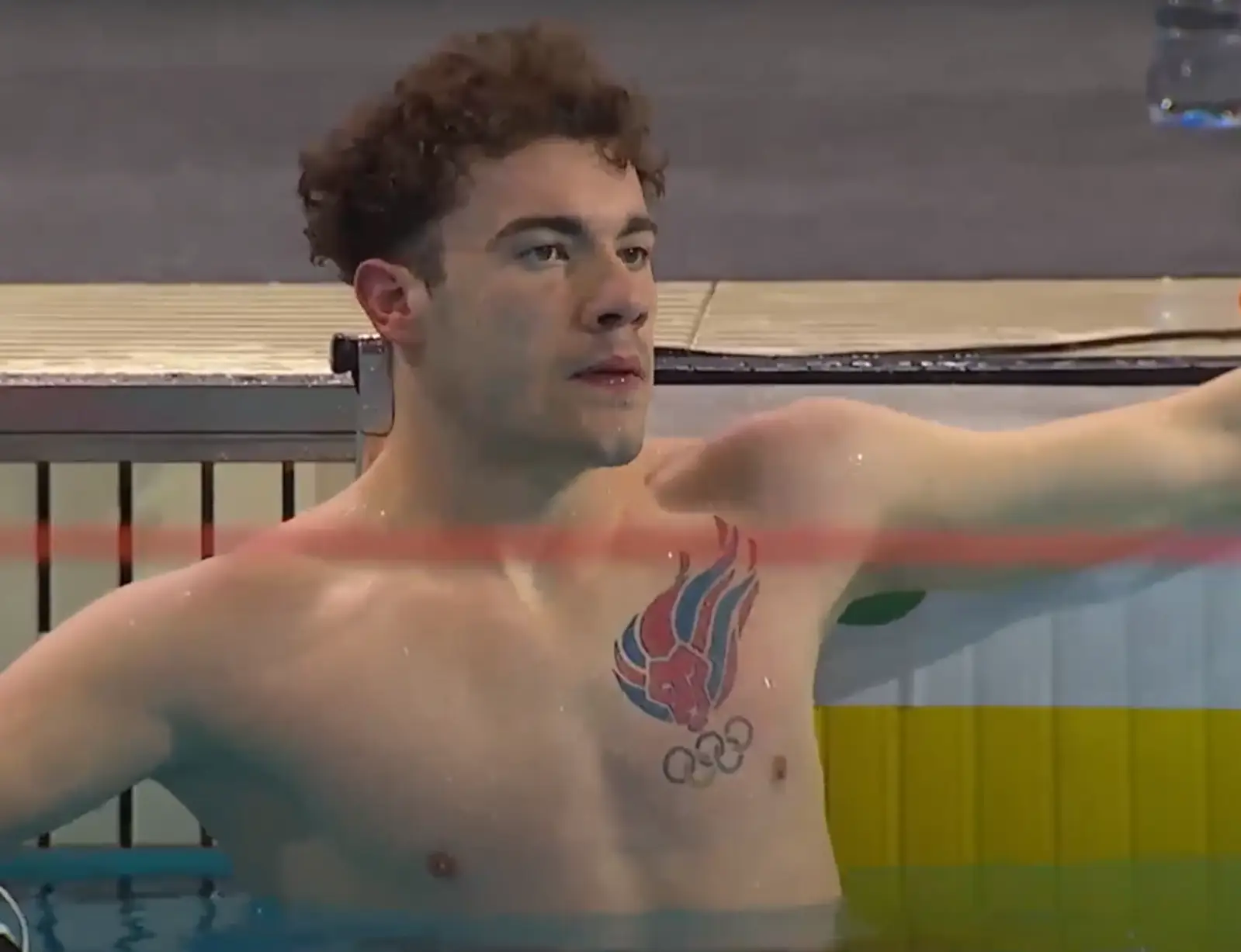 Let's be honest, that's a pretty dope tattoo. (YouTube/Paralympic Games)