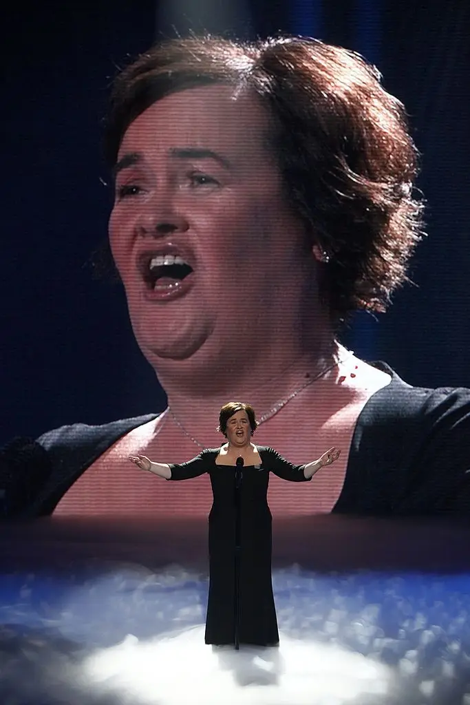 Susan Boyle on America's Got Talent in 2009 (Trae Patton/NBCU Photo Bank)