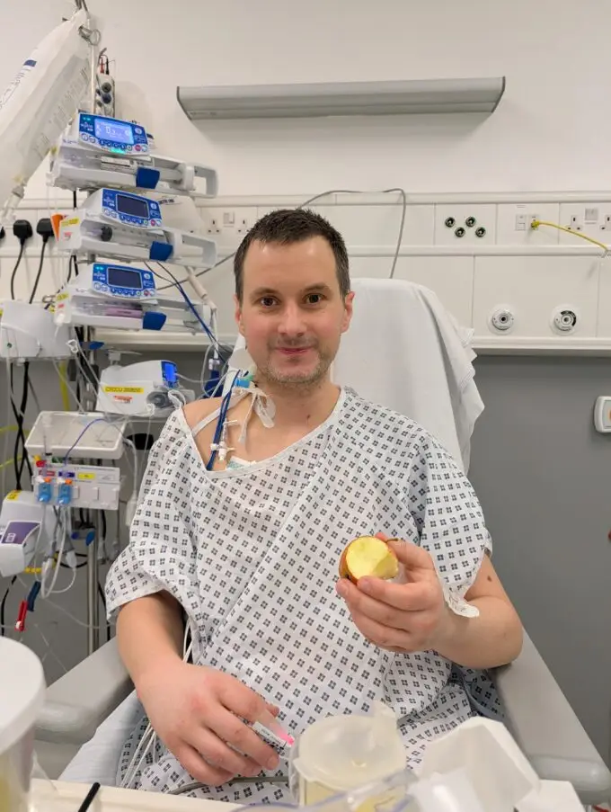 Ellis now says he's optimistic about the future (Manchester University NHS Foundation Trust)