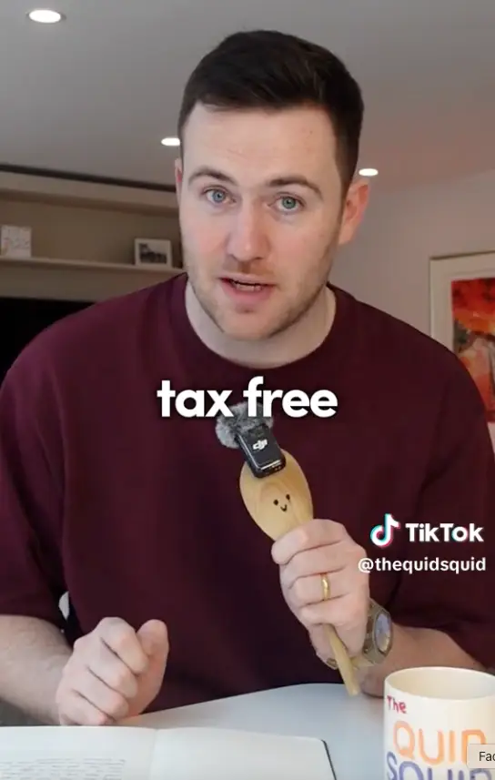 The annual cash ISA limit for under-65s will drop to £12,000 in April 2027 (TikTok/@thequidsquid)