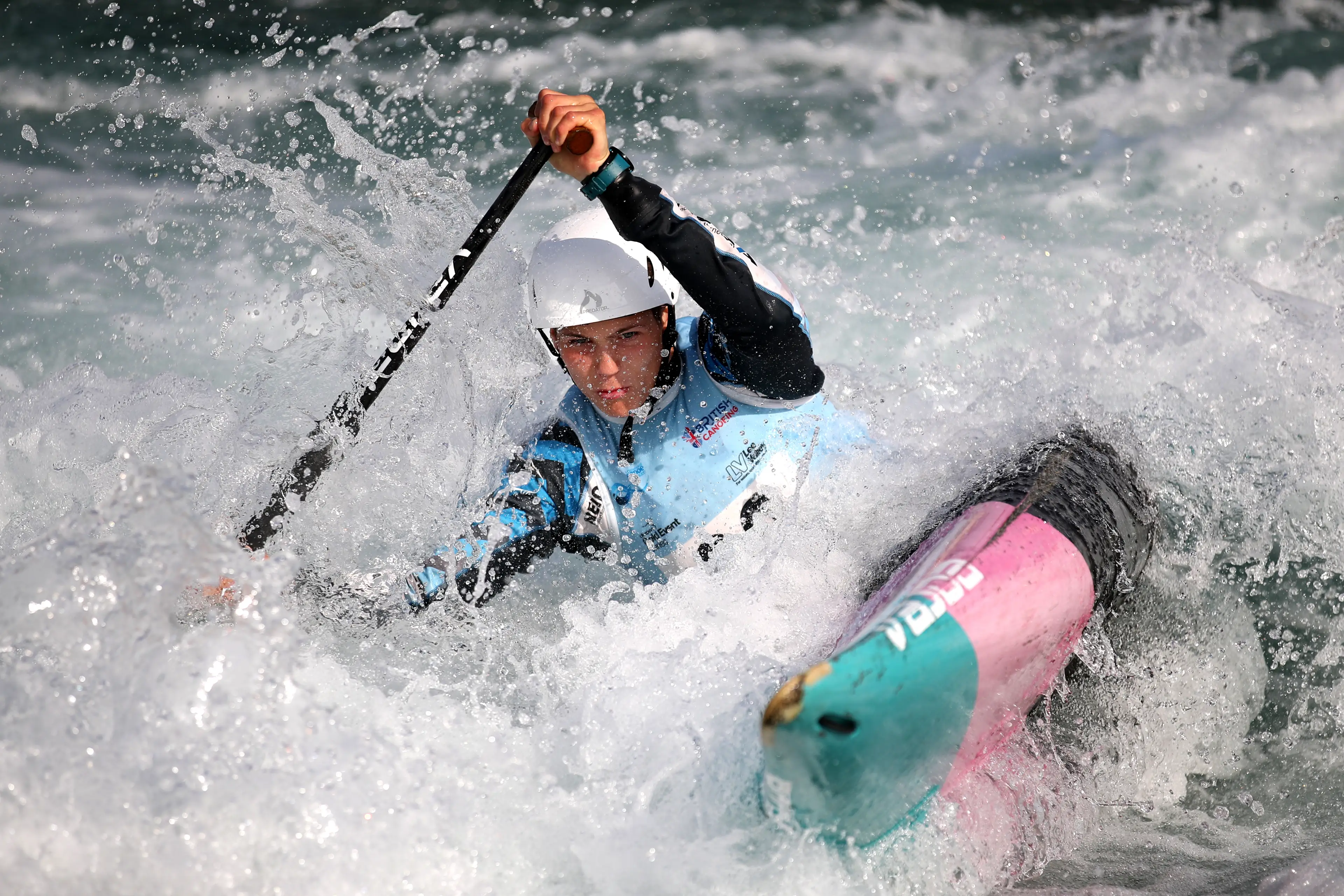 The canoeist says he only launched his 'spicy' side hustle to afford his training costs (Alex Pantling/Getty Images)
