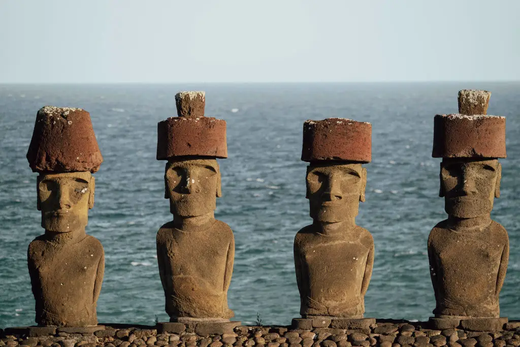 Scientists think there could be more undiscovered moai (Fabien Pallueau/NurPhoto via Getty Images)