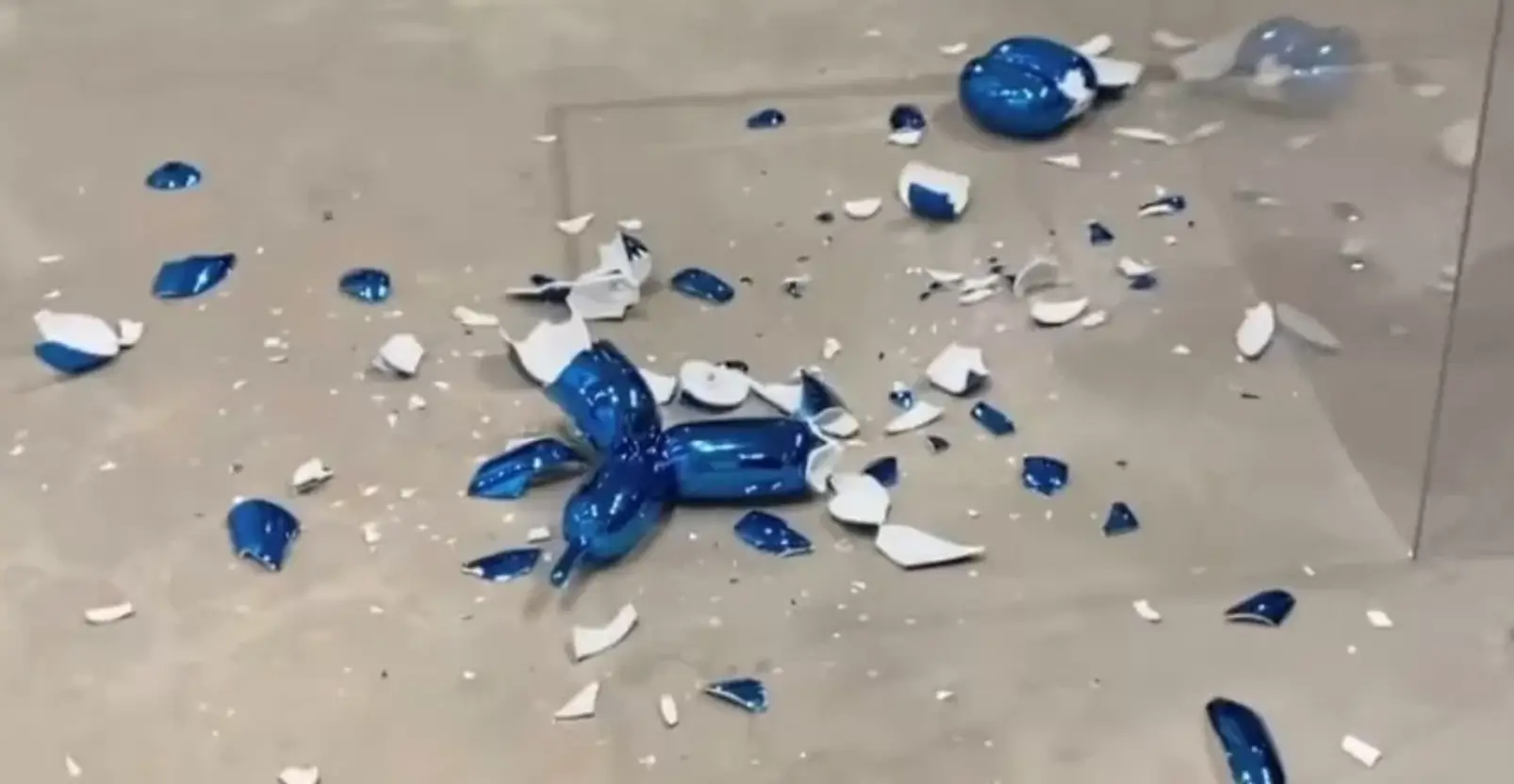 It was smashed to bits.