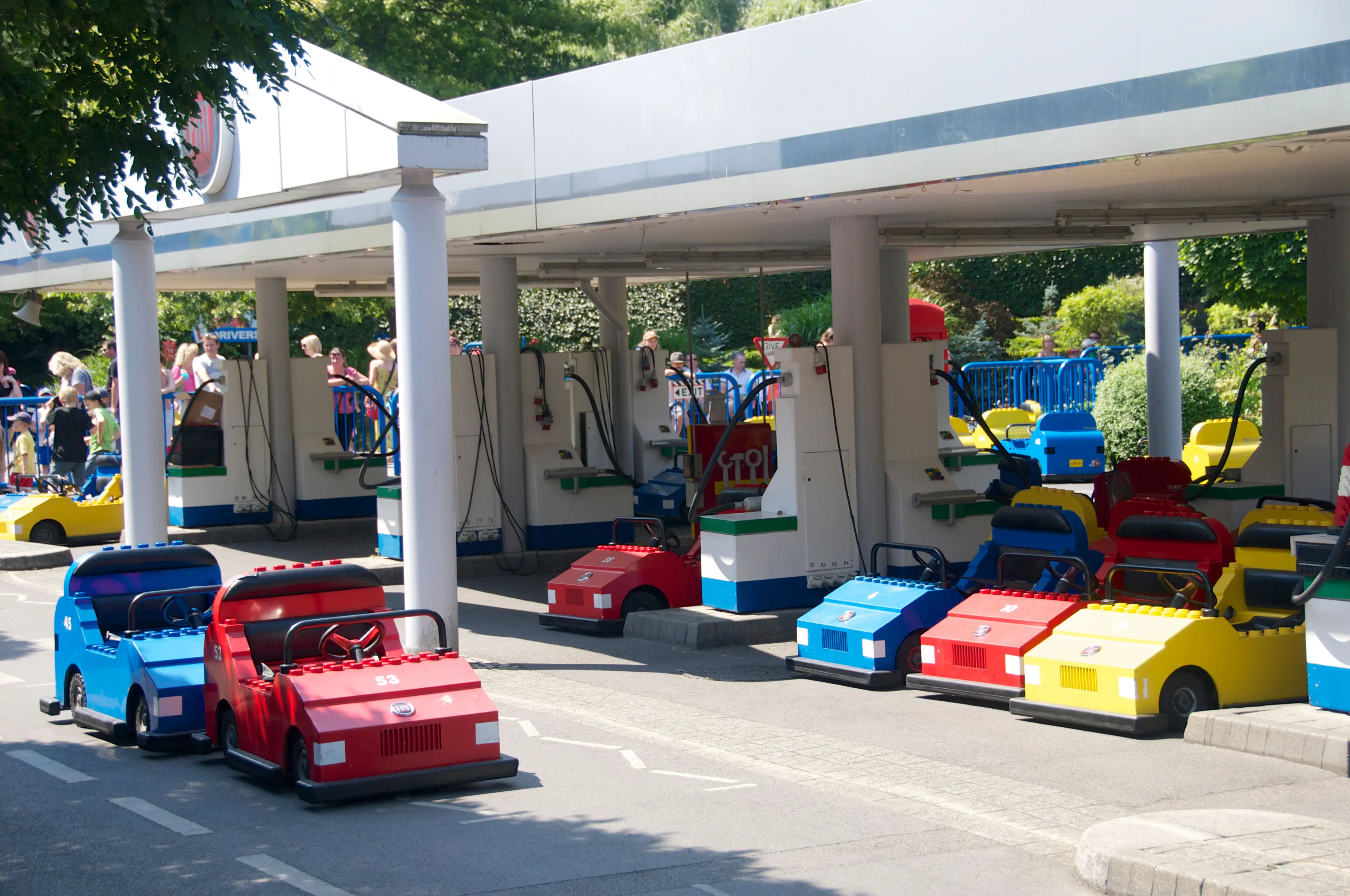 The driving school at Legoland Windsor.