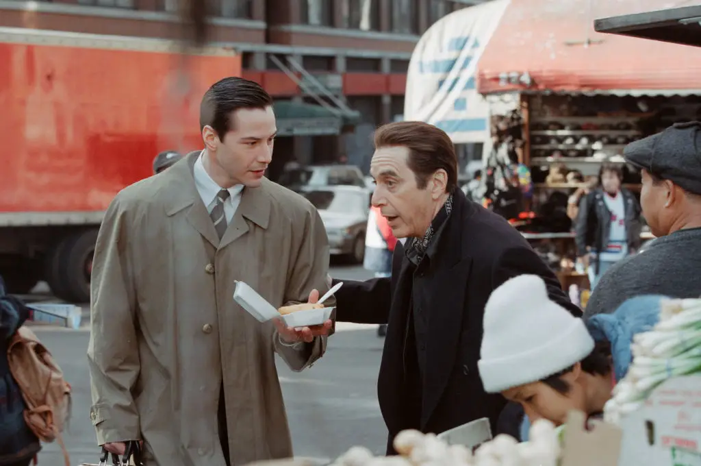 Keanu Reeves gave up millions so the budget for The Devil's Advocate could afford Al Pacino (Lawrence Schwartzwald/Sygma via Getty Images)