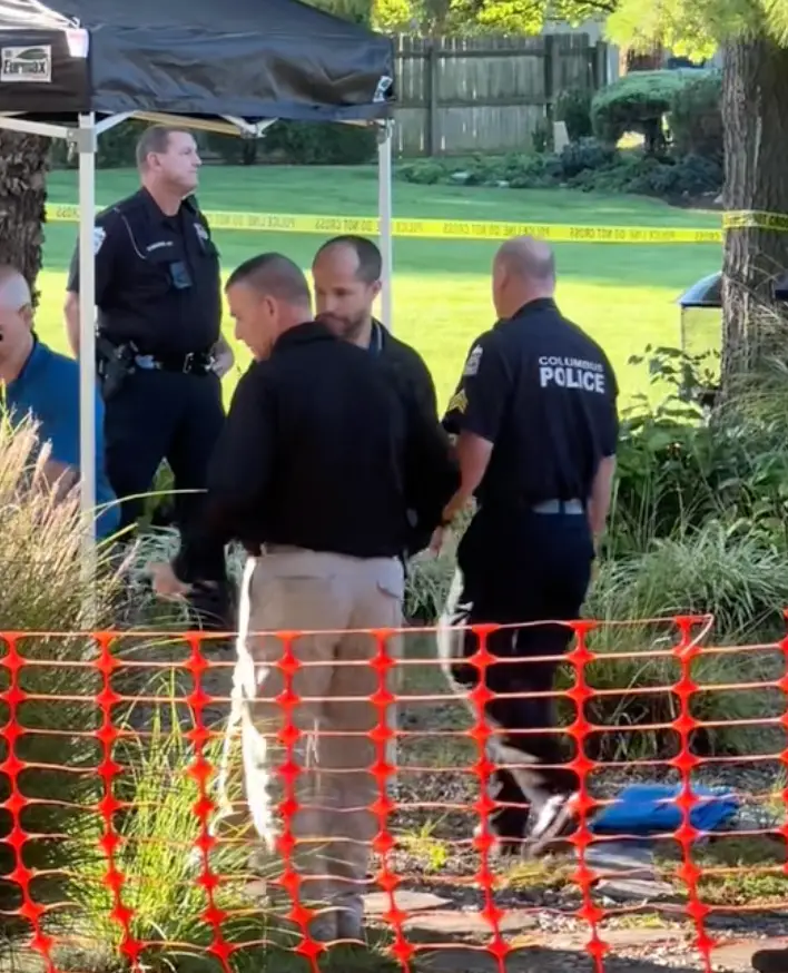 Police investigated the scene for around two days with cadaver dogs and excavators (TikTok/@katiesantry)