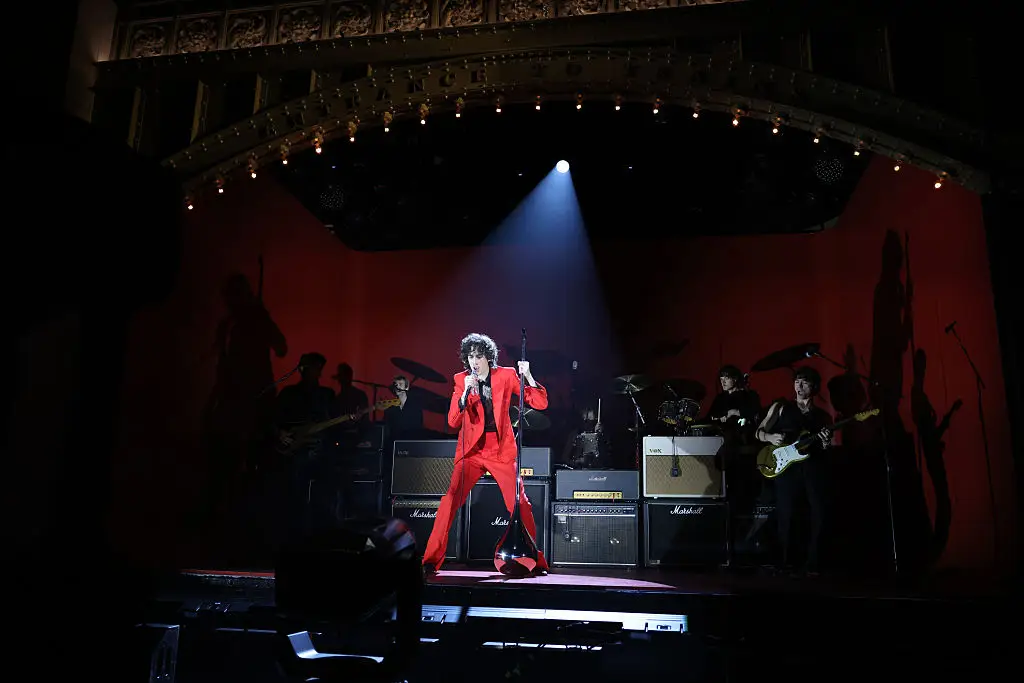 Sombr performed on SNL for the first time last year (Will Heath/NBC/Getty Images)