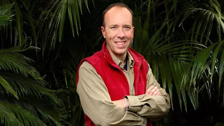 Matt Hancock appeared on I'm a Celebrity in 2022 (ITV)