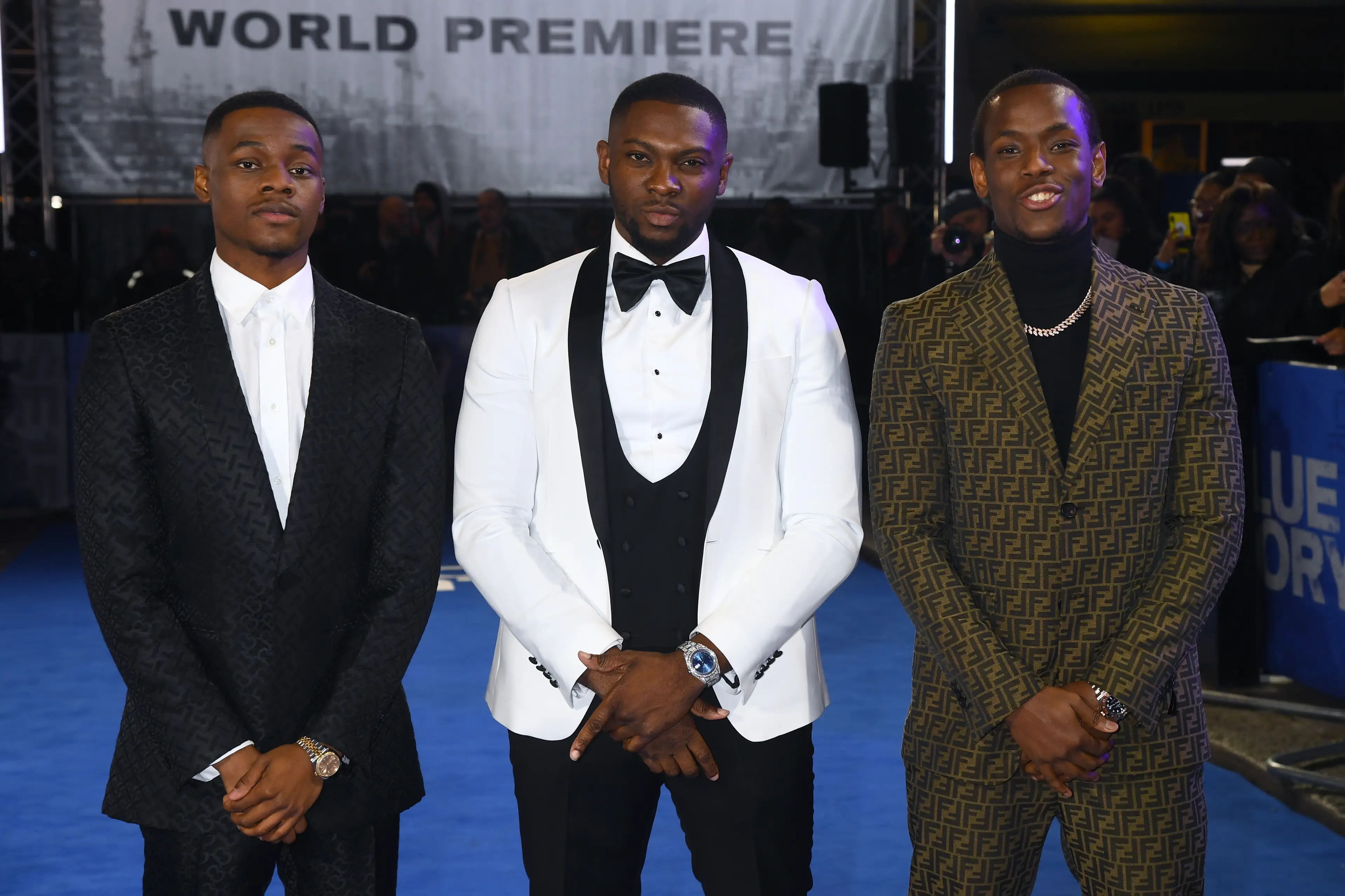 Rapman (central) created the film (Dave J Hogan via Getty Images)